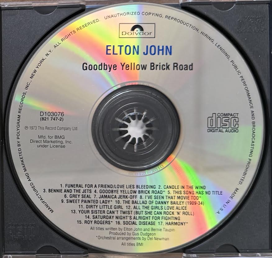 Goodbye Yellow Brick Road - Elton John (-) (Used)
