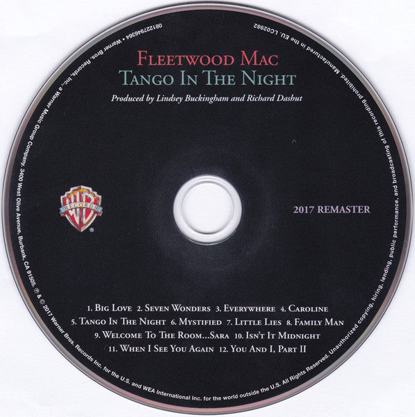 Tango In The Night - Fleetwood Mac (2017) (Used)