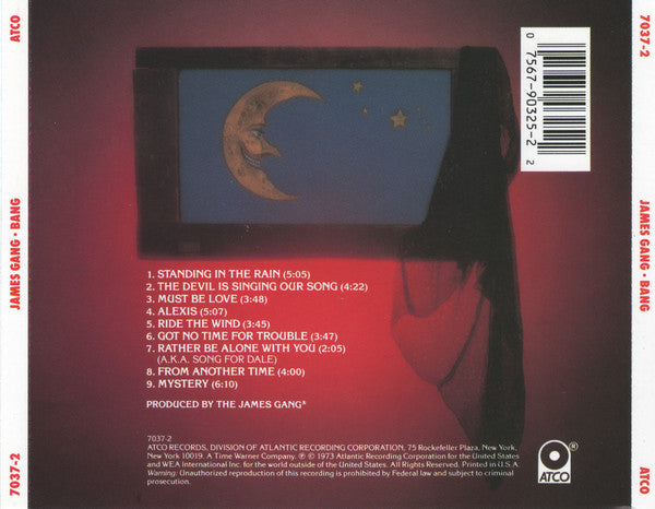 Bang - James Gang (1991) (Used)