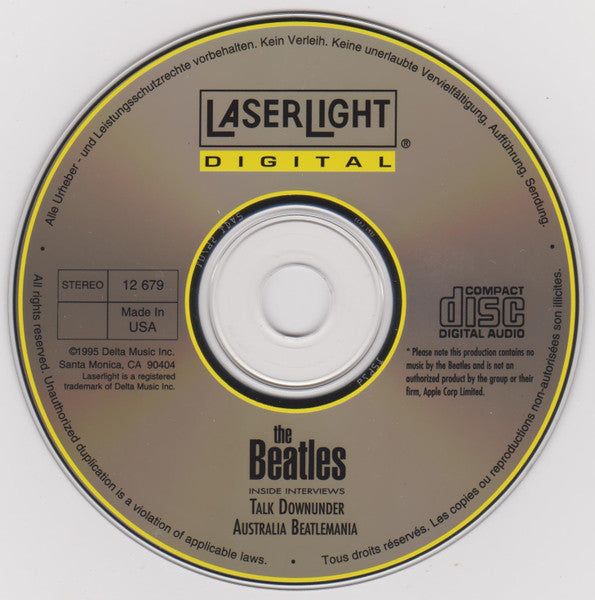 Talk Downunder: Australia Beatlemania - The Beatles (1995) (New)
