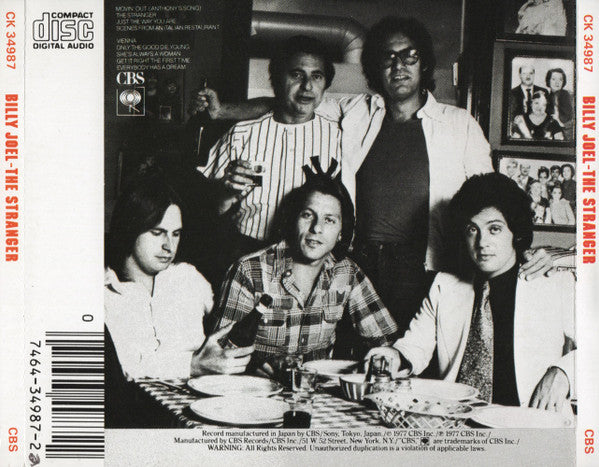 The Stranger - Billy Joel (-) (Used)