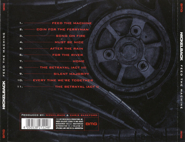 Feed The Machine - Nickelback (2017) (Used)