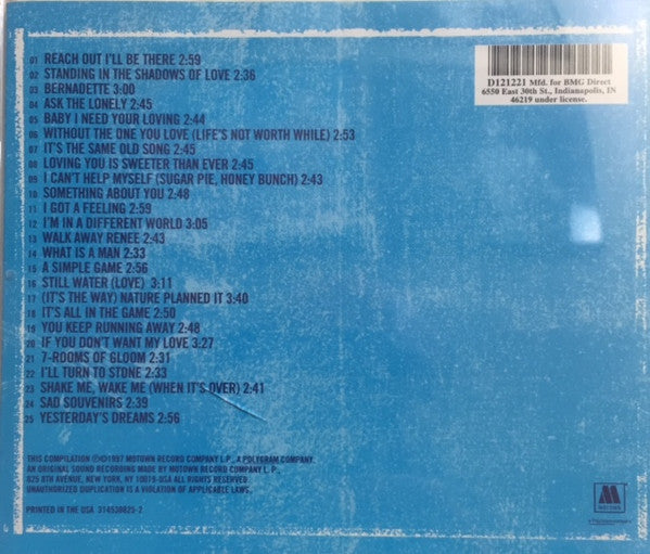 The Ultimate Collection - Four Tops (1997) (New)
