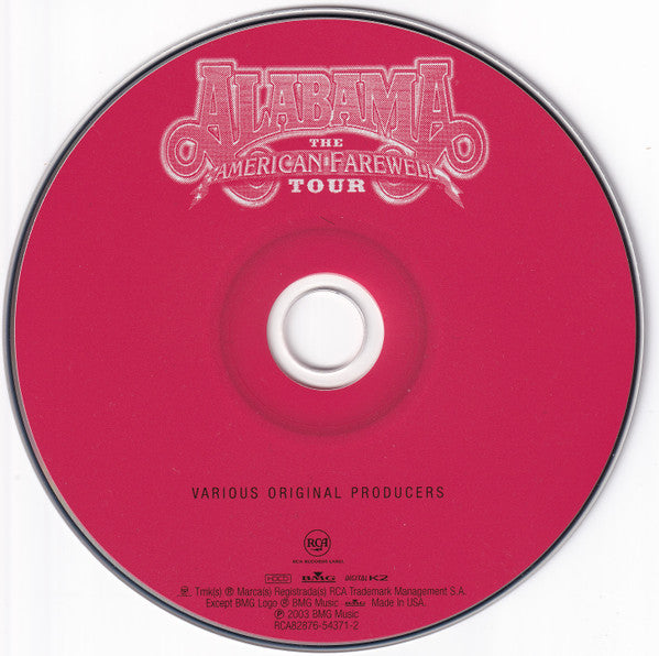The American Farewell Tour - Alabama (2004) (Used)