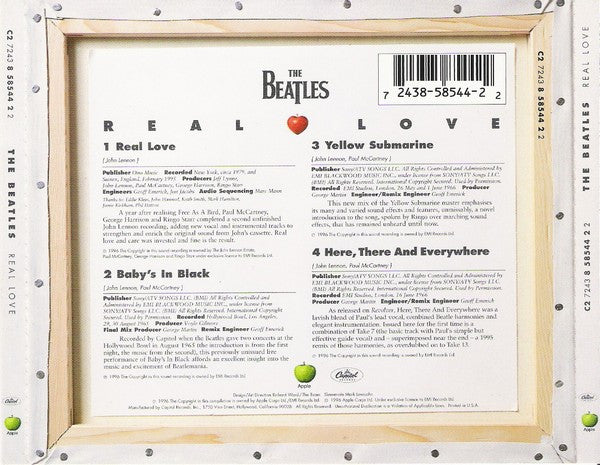 Real Love - The Beatles (1996) (Used)