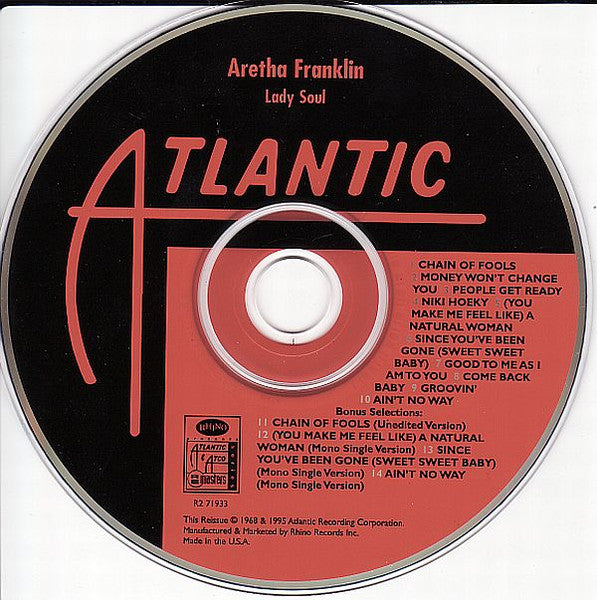 Lady Soul - Aretha Franklin (-) (Used)