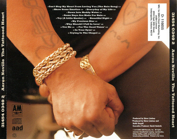 The Tattooed Heart - Aaron Neville (1995) (New)