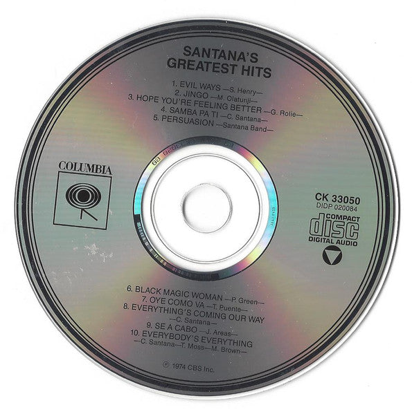Santana's Greatest Hits - Santana (-) (Used)