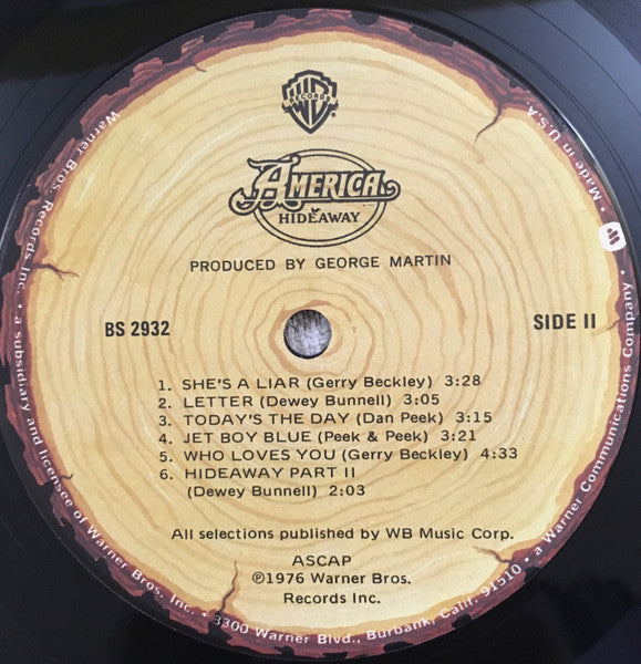 Hideaway - America (1976) (Used)