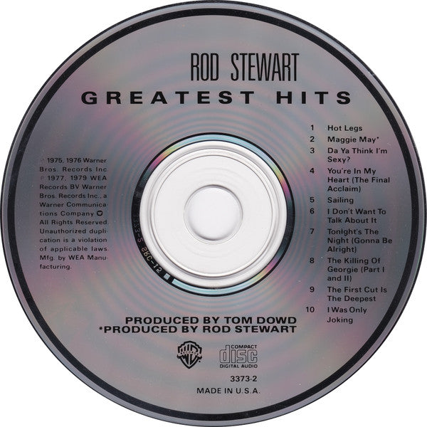 Greatest Hits - Rod Stewart (1990) (Used)