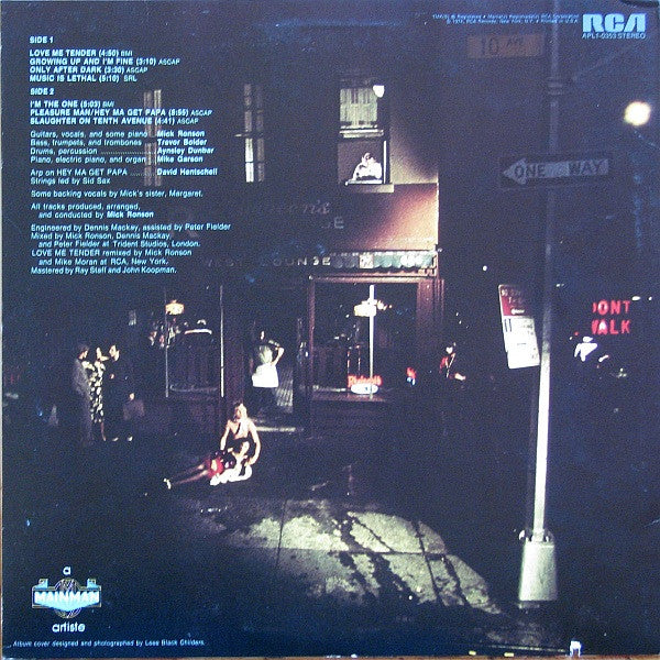 Slaughter On 10th Avenue - Mick Ronson (1974) (Used)