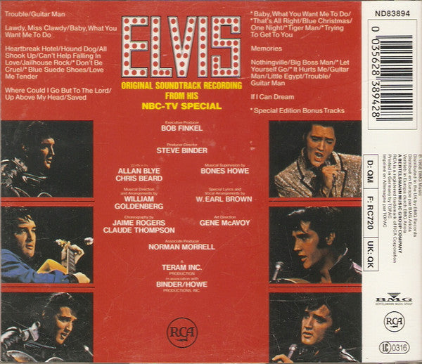 NBC-TV Special - Elvis Presley (1991) (Used)