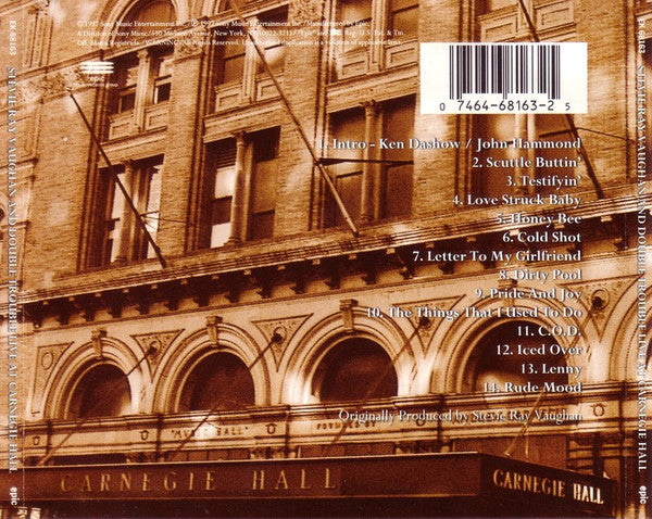 Live At Carnegie Hall - Stevie Ray Vaughan And Double Trouble (1997) (Used)