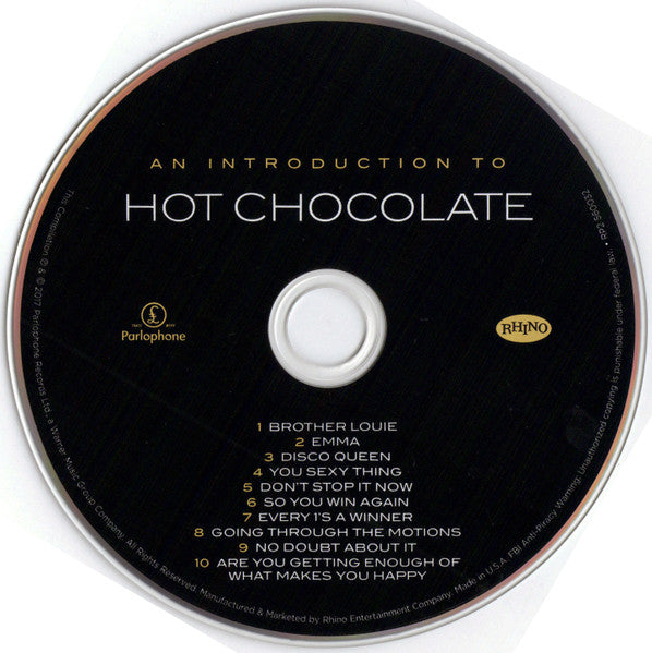 An Introduction To Hot Chocolate - Hot Chocolate (2017) (New)