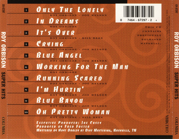 Super Hits - Roy Orbison (-) (Used)