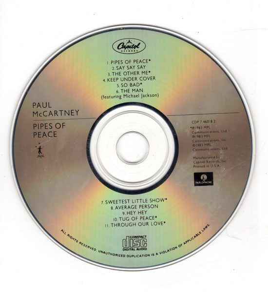 Pipes Of Peace - Paul McCartney (-) (Used)