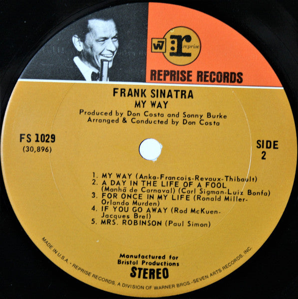 My Way - Frank Sinatra (1969) (Used)
