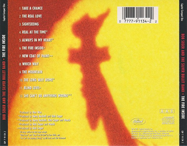 The Fire Inside - Bob Seger And The Silver Bullet Band (1991) (Used)
