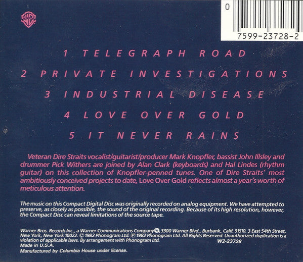 Love Over Gold - Dire Straits (-) (Used)