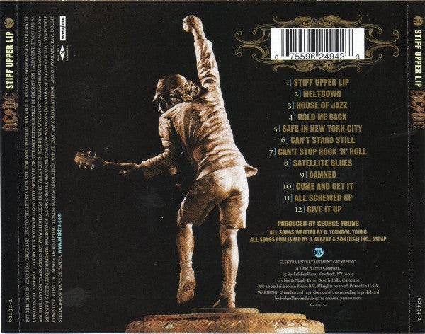 Stiff Upper Lip - AC/DC (2000) (Used)