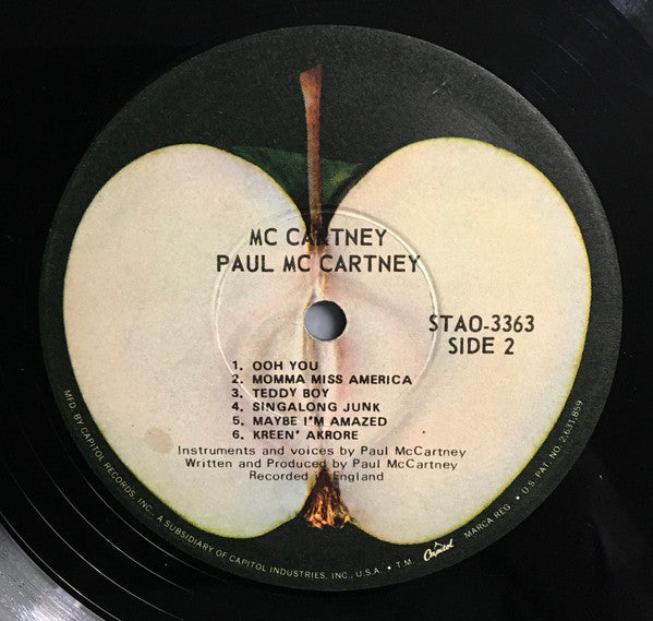McCartney - Paul McCartney (1970) (Used)