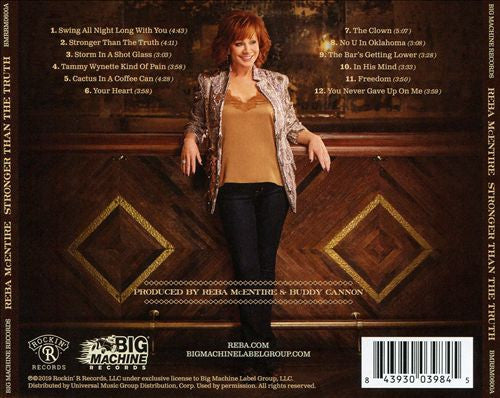Stronger Than The Truth - Reba McEntire (2019) (Used) pH