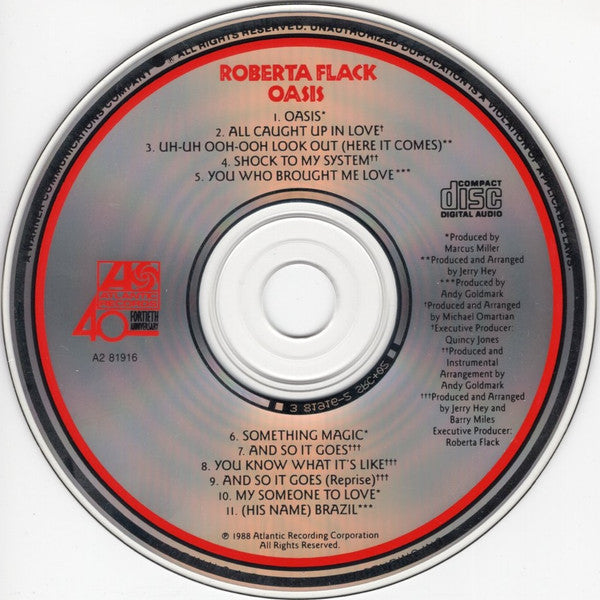 Oasis - Roberta Flack (1988) (Used)