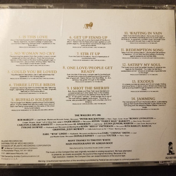 Legend - Bob Marley & The Wailers (-) (Used) CD