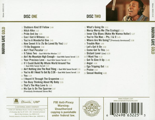 Gold - Marvin Gaye (-) (Used)