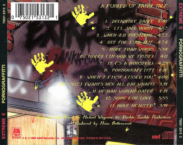Extreme II : Pornograffitti (A Funked Up Fairytale) - Extreme (1990) (Used)