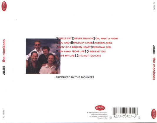 Justus - The Monkees (1996) (Used)