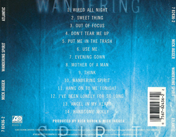Wandering Spirit - Mick Jagger (1993) (Used)