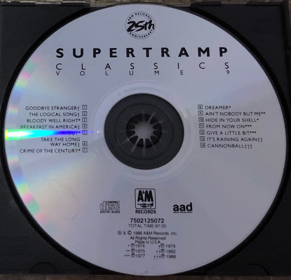 Classics Volume 9 - Supertramp (-) (Used) Ph