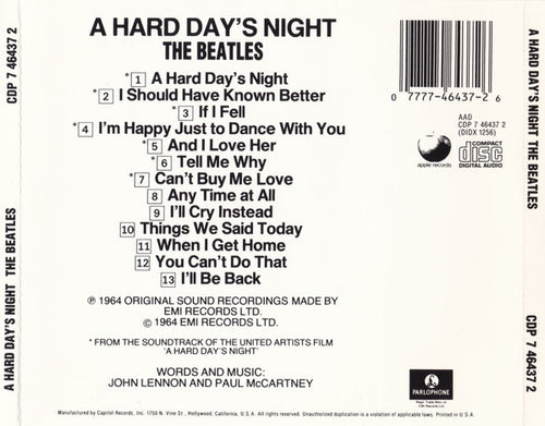 A Hard Day's Night - The Beatles (-) (Used)
