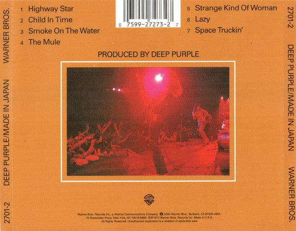 Made In Japan - Deep Purple (-) (Used)