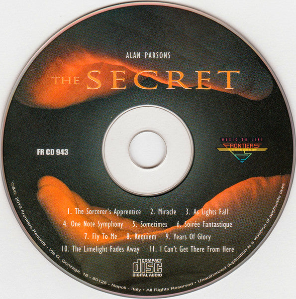 The Secret - Alan Parsons (2019) (Used)