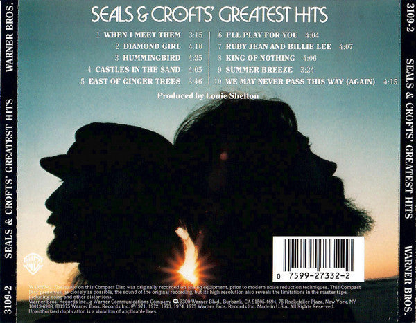 Seals & Crofts' Greatest Hits - Seals & Crofts (-) (Used)