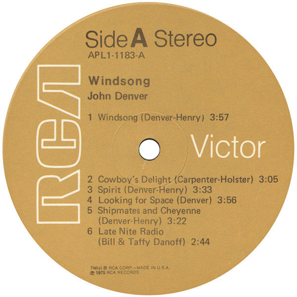 Windsong - John Denver (1975) (Used)