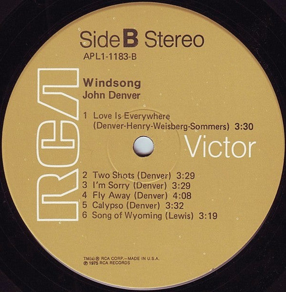 Windsong - John Denver (1975) (Used)