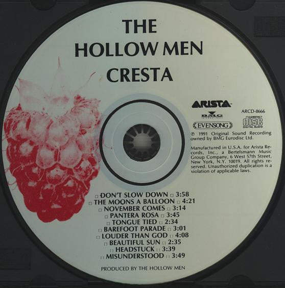 Cresta - The Hollow Men (1991) (Used)