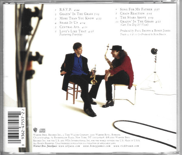 Shake It Up - Boney James, Rick Braun (2000) (Used)