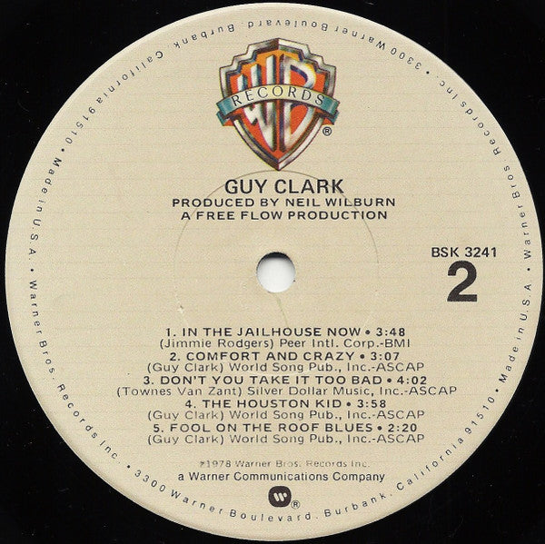 Guy Clark - Guy Clark (1978) (Used)