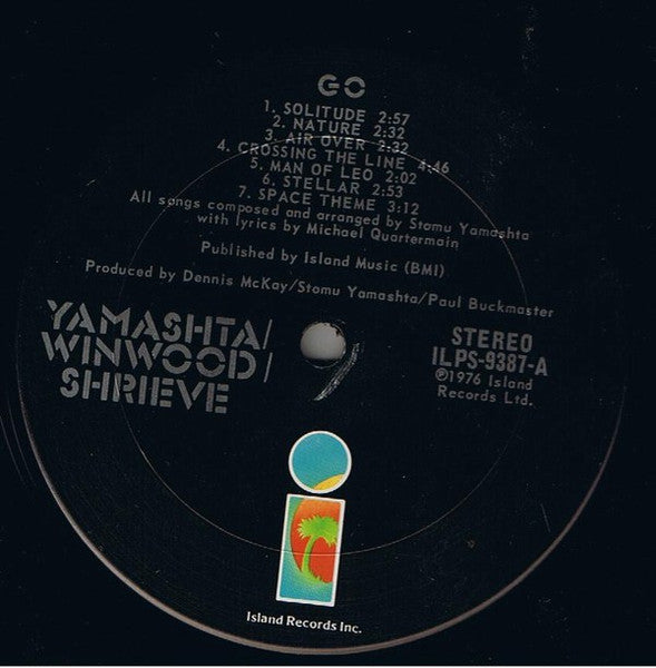 Go - Stomu Yamashta, Steve Winwood, Michael Shrieve (1976) (Used)
