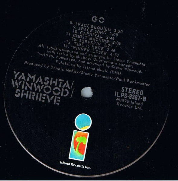 Go - Stomu Yamashta, Steve Winwood, Michael Shrieve (1976) (Used)