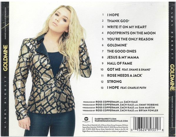 Goldmine - Gabby Barrett (2020) (Used)