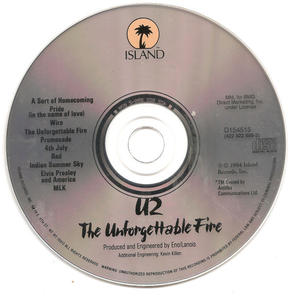 The Unforgettable Fire - U2 (-) (Used)