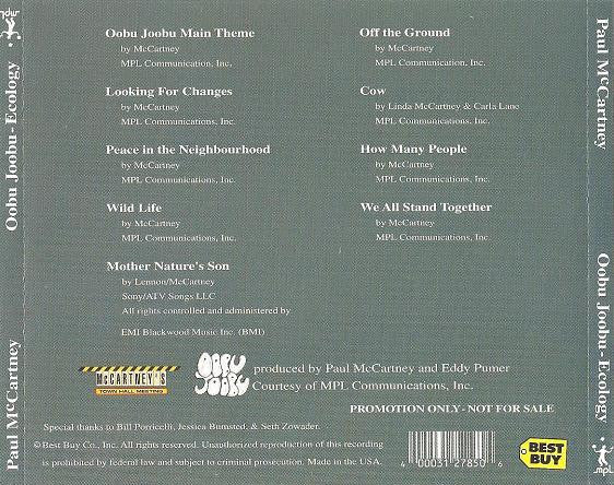 Oobu Joobu-Widescreen Radio-Ecology - Paul McCartney (1997) (New)