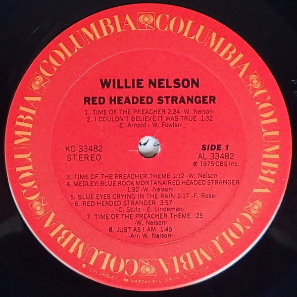 Red Headed Stranger - Willie Nelson (1975) (Used)