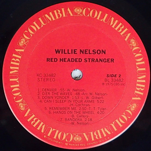 Red Headed Stranger - Willie Nelson (1975) (Used)