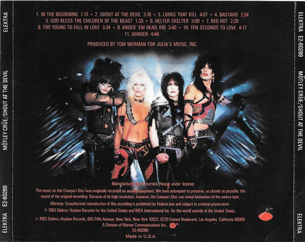 Shout At The Devil - Mötley Crüe (-) (Used)